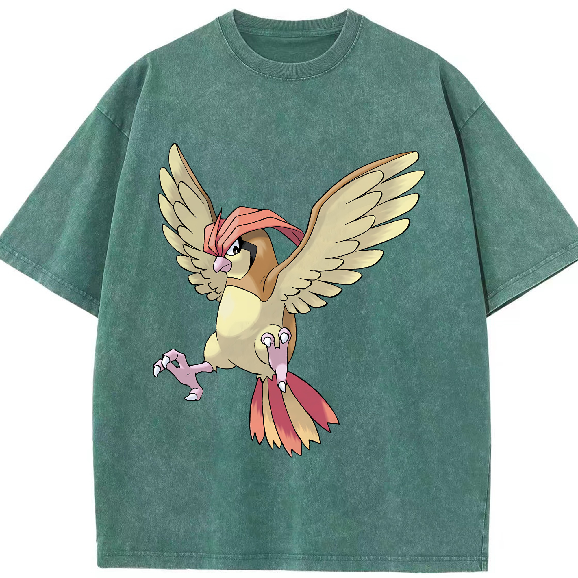 （画像用） ポケットモンスター Pokémon 綿100% ヴィンテージ風 半袖Tシャツ（フロントプリント）